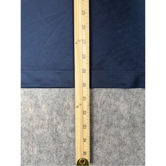 Nike Golf Dri-Fit Polo Shirt Men's Medium Blue Swoosh Logo Collared Pullover - Picture 4 of 5